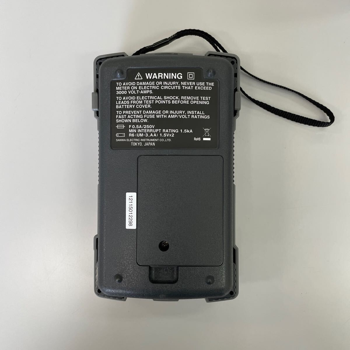 sanwa (三和電気計器) デジルマルチメ-タ 保護カバー付き CD800A_画像2