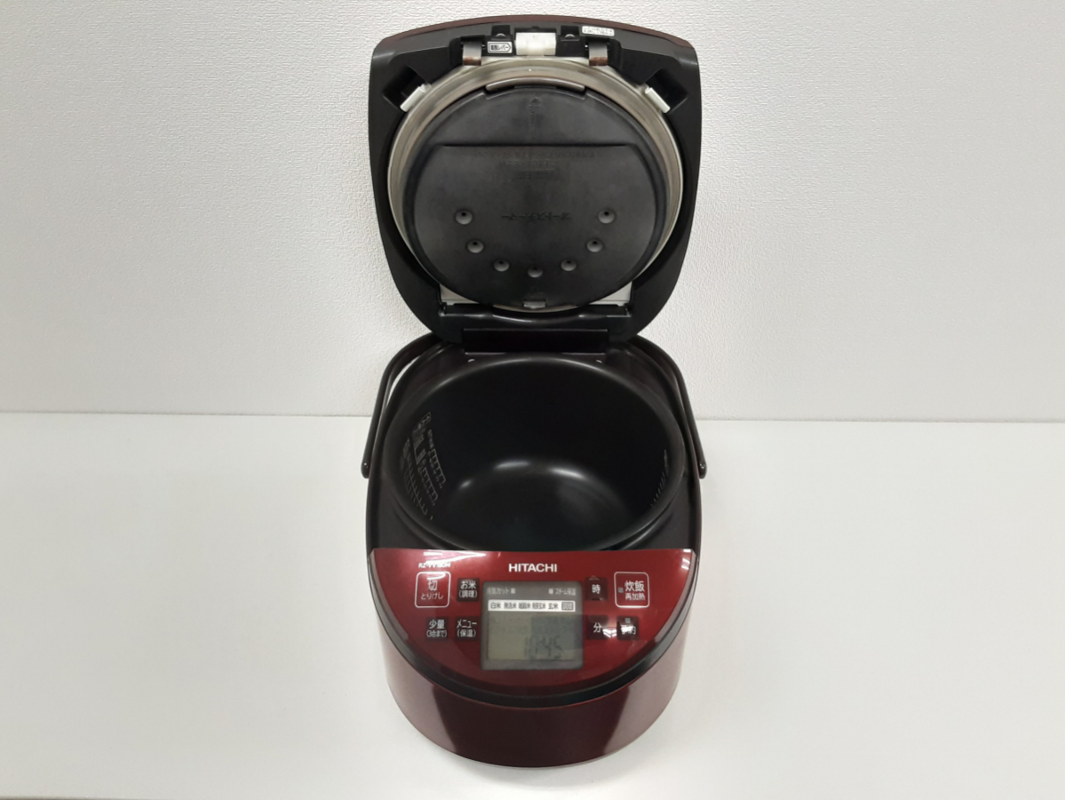 【A297】中古品　HITACHI　日立　IHジャー炊飯器　RZ-VV180M　レッド（R)　1.8L　2014年製　動作確認済_画像4