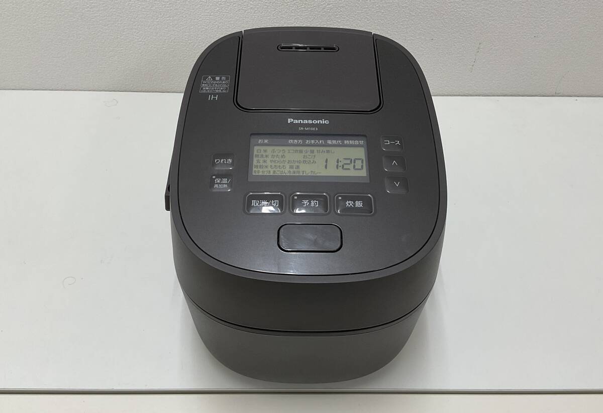 【A252】中古品　Panasonic　パナソニック　可変圧力IHジャー炊飯器　SR-M10E3　1.0L　2023年製　動作確認済_画像1