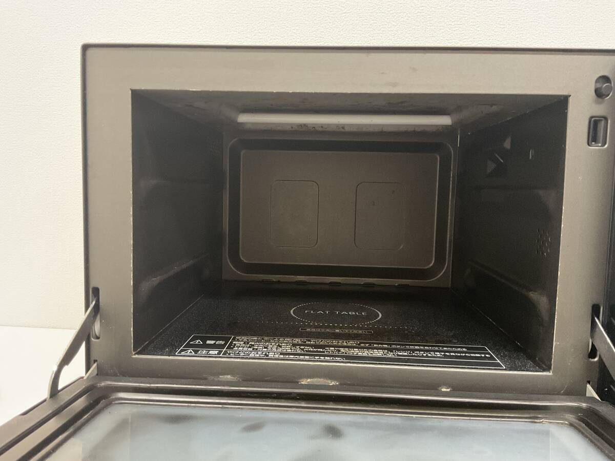 【C015】中古品 Panasonic パナソニック オーブンレンジ NE-MS266-K ブラック 2019年製の画像5