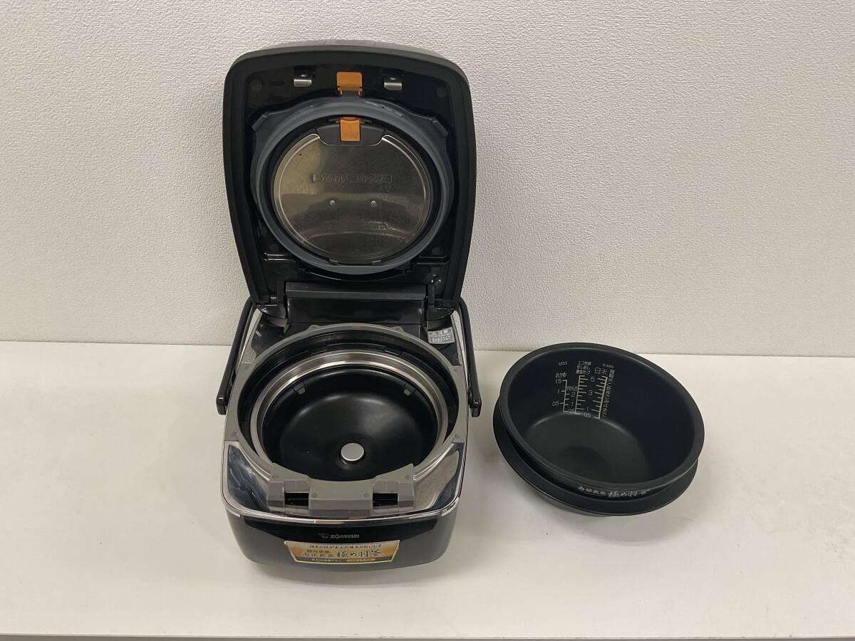 【A227】中古品　ZOJIRUSHI　象印　南部鉄器極め羽釜　圧力IH炊飯ジャー　NW-AS10　1.0L　2016年製　動作確認済_画像6