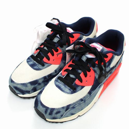 NIKE ×ATMOS 2014 AIR MAX 90 DNM QS エアマックス 90 ブリーチデニム US6.5(24.5cm) ネイビー_画像1