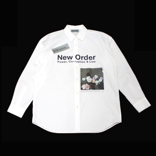 WAVE × New Order Power, Corruption & Lies SHIRT シャツ M ホワイト_画像2