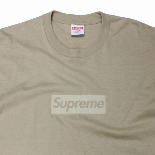 Supreme シュプリーム 23SS Tonal Box Logo Tee トナルボックスロゴTシャツ M ベージュ_画像3