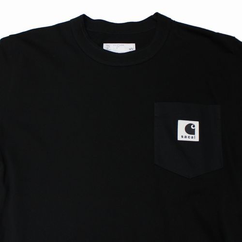 sacai サカイ 24SS Carhartt WIP T-Shirt Tシャツ 4 ブラック_画像3