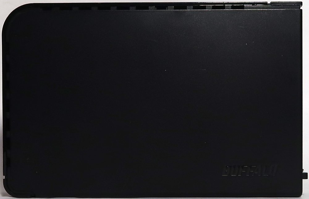 BUFFALO,外付けハードディスク, HD-LS2.0TU2C,中古,故障の画像1