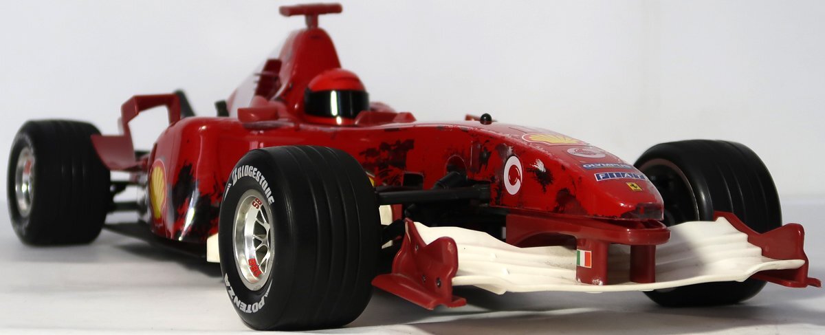 デアゴスティーニ,フェラーリF2004,エンジンカー,1/8,中古, 不足,破損あり - 完成品(エンジン) デアゴスティーニ,フェラーリF2004,エンジンカー,1/8,中古, 不足,破損あり - 完成品(エンジン)