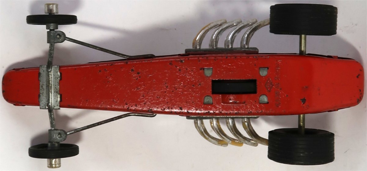 野村トーイ, レーシングカー, ブリキ, 日本製, 中古,破損あり - 自動車 野村トーイ, レーシングカー, ブリキ, 日本製, 中古,破損あり - 自動車