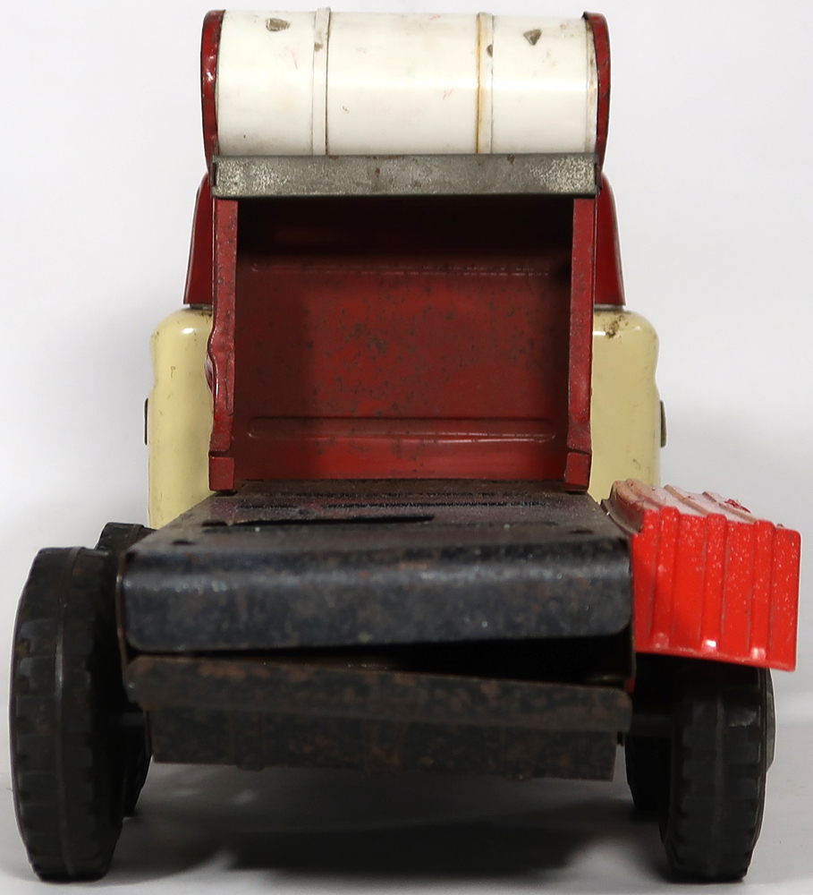 アサヒトーイ, ミキサートラック, ブリキ, 中古, 破損あり&パーツ不足 - 自動車 アサヒトーイ, ミキサートラック, ブリキ, 中古, 破損あり&パーツ不足 - 自動車