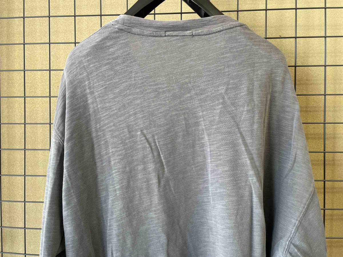 【KITH/キス】JFK Slub Jersey Long Sleeve T-Shirt sizeL ALL COTTON ロングスリーブ Tシャツ TEE クルーネック カットソー_画像4