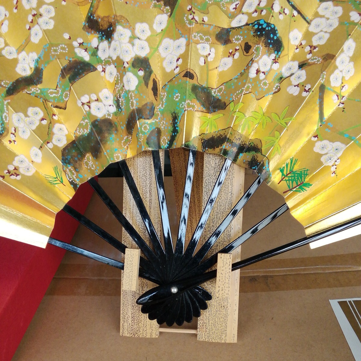 . бок ... Mai . Япония танцы аксессуары для кимоно чёрный краска . вместе коробка новый товар 