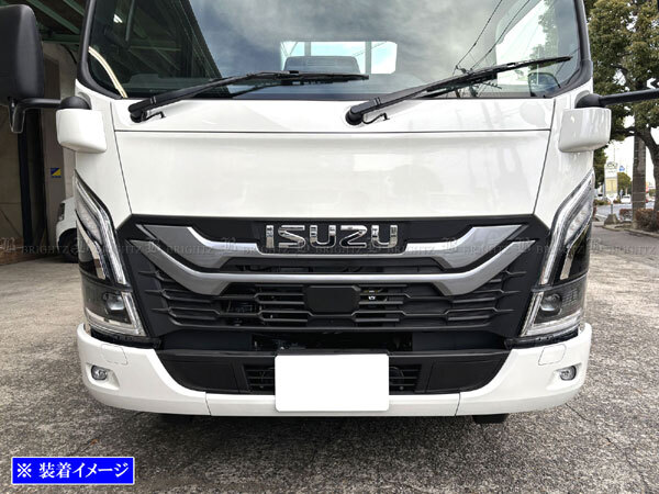 タイタン 超鏡面 ステンレス メッキ ウィンカー プロテクター アウター エクステリア 外装 2PC TRUCK－S－089_画像3