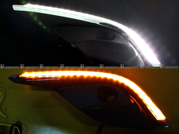 アテンザセダン GJ5FP GJEFP 中期 LED デイライト フォグ ライト カバー 交換タイプ FOG－H－086_画像4