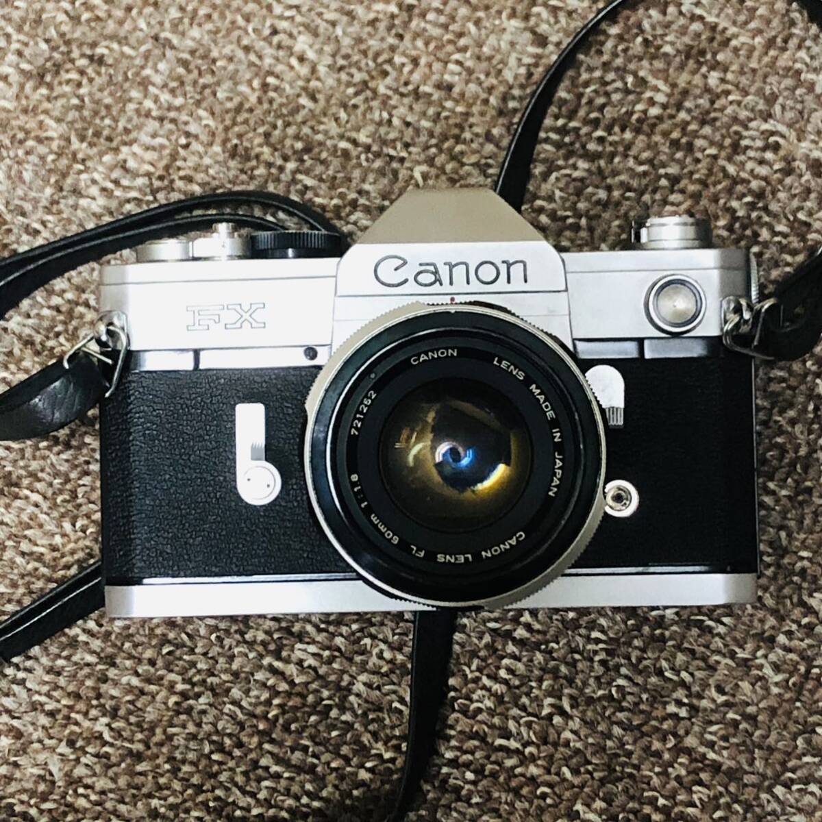 1円 FX Canon LENS FL 50mm 1:1.8 801 キャノン_画像2