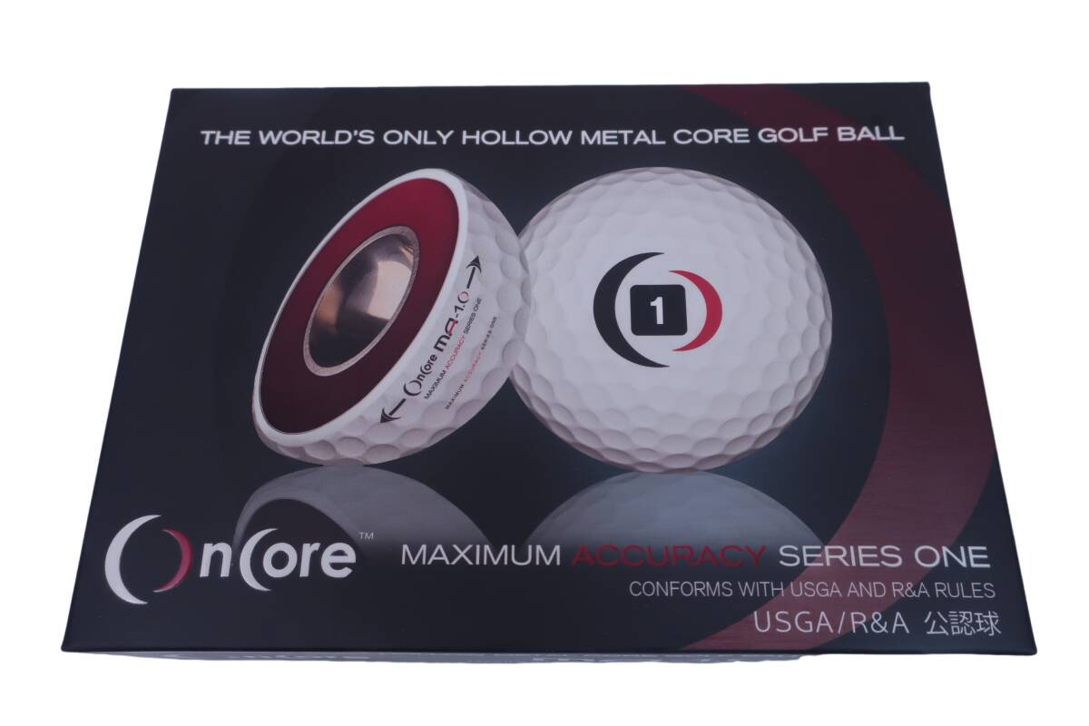 【新品】ONCORE(オンコア) ゴルフボール 白 1ダース MA1.0 ゴルフ用品 2404-0483 ゴルフボールの画像1