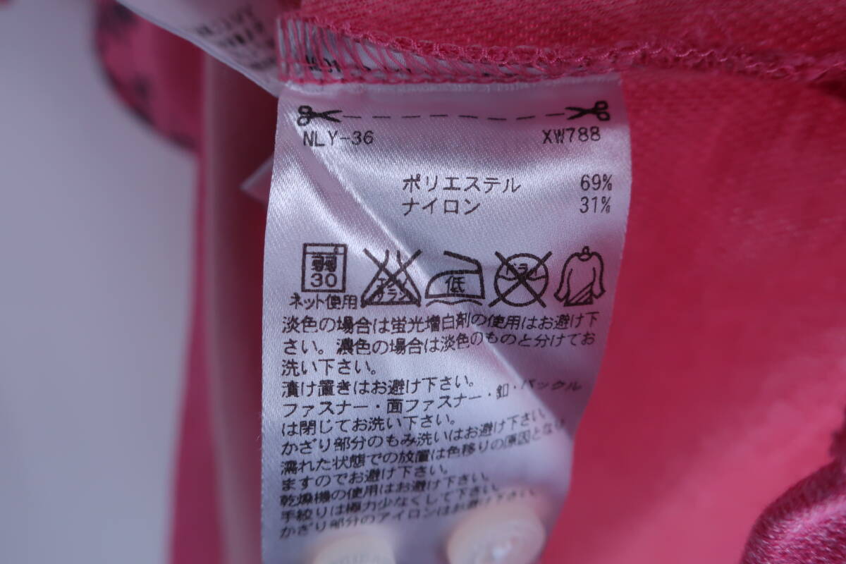 【超美品】adidas(アディダス) ポロシャツ ピンク メンズ M ゴルフ用品 2404-0953 中古_画像5