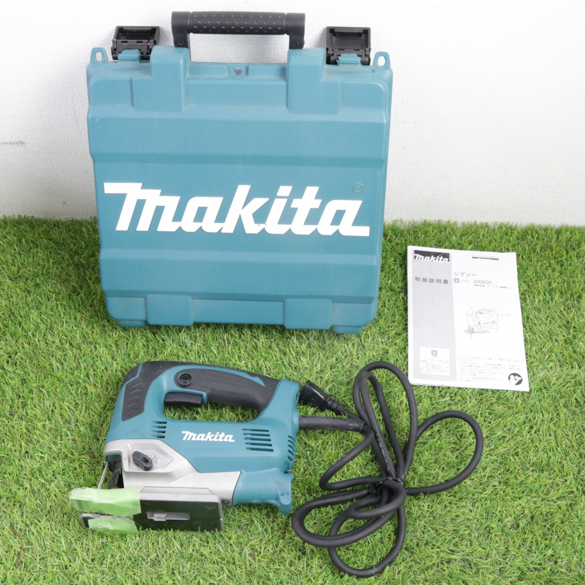 [ electrification OK/ hard case * instructions attaching ]makita JV0600K jigsaw Makita green color Sunday large .DIY hobby beginner practice 008FOJFR54