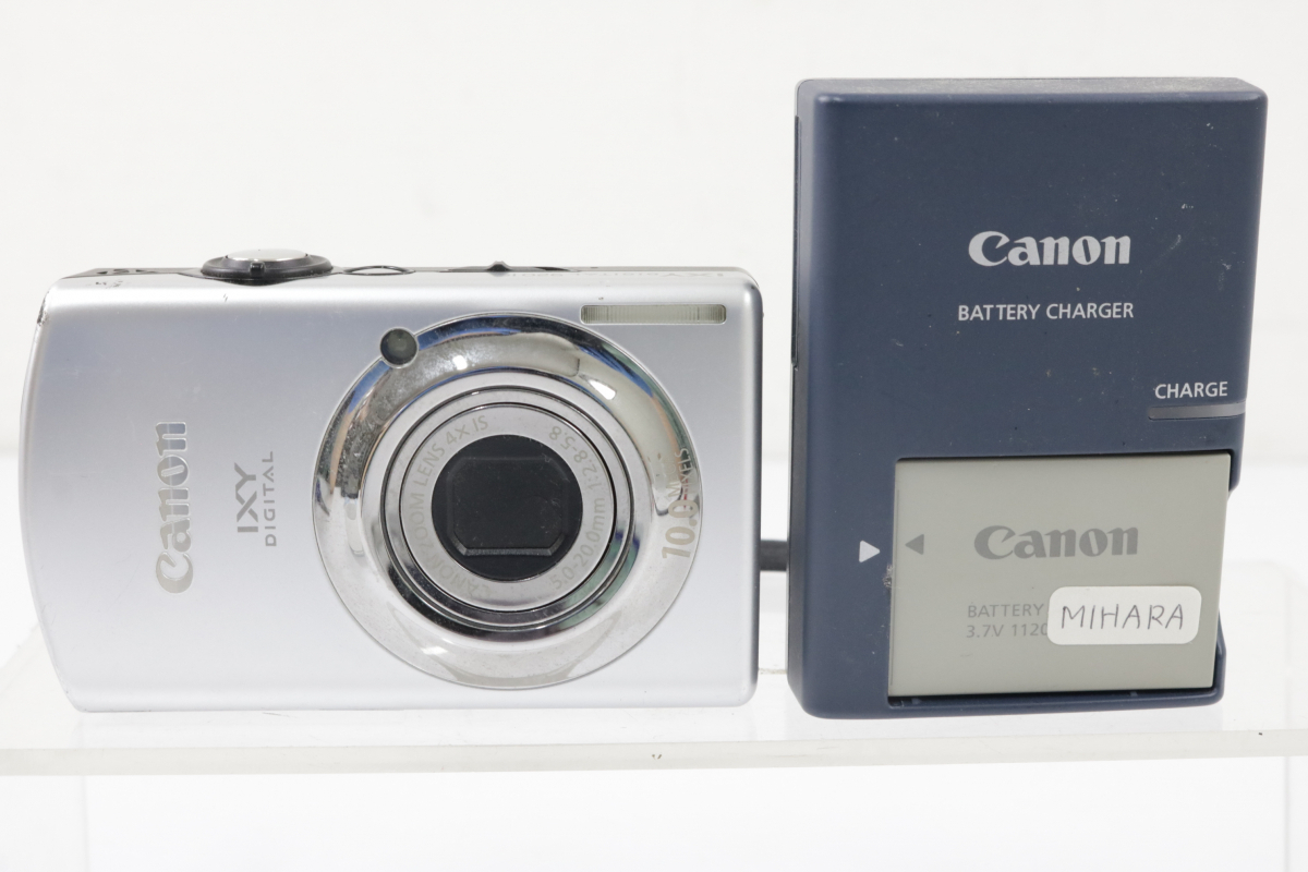 【通電OK/充電器付き】Canon IXY DIGITAL 920IS PC1308 キャノン シルバーカラー 趣味 初心者 練習 収集家 007FCJFR61の画像1
