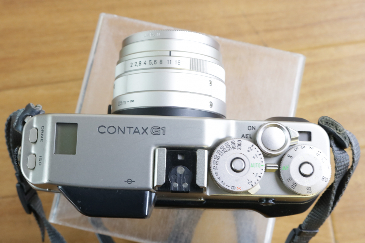【説明書・ケース・小物付き】CONTAX G1 本体・レンズ・周辺機器セット/本体重量約705g コンタックス 趣味 練習 初心者 100FCKFR94の画像5