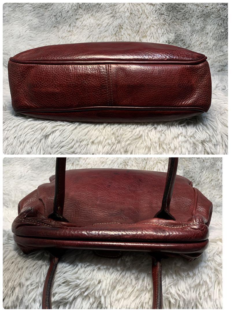 Felisi フェリージ トートバッグ A4収納可能 オールレザー ハンドバッグ バック 鞄 カバン ビジネスバッグ 肩掛け可能 型押しロゴ メンズ の画像4
