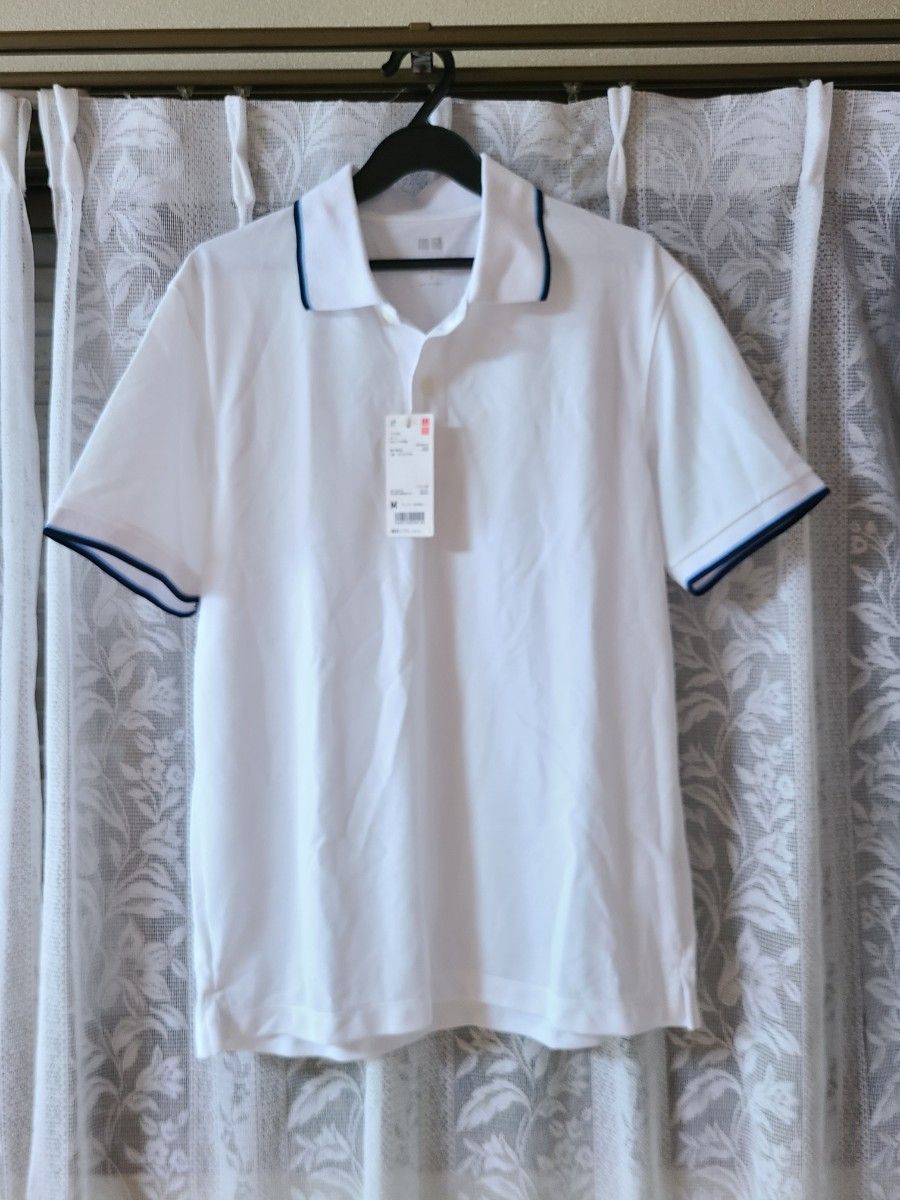 ユニクロ ドライEXカノコポロシャツ(半袖) Mサイズ ホワイト