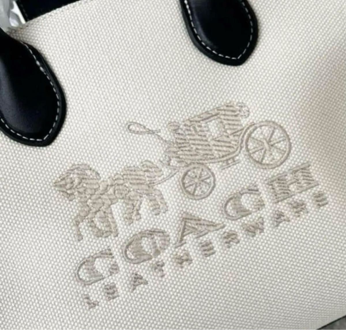 COACH コーチ エース トート 26・ホース アンド キャリッジ プリント CR682 2WAY ショルダーバッグ 新品