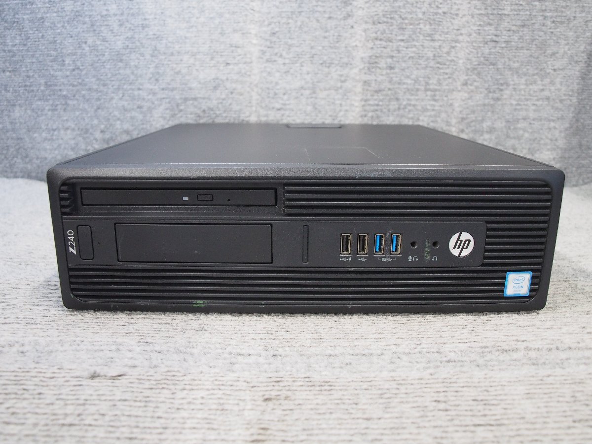 HP Z240 SFF Workstation Xeon E3-1230 v5 3.4GHz 8GB DVDスーパーマルチ nVIDIA QUADRO P600 ジャンク A60355_画像1