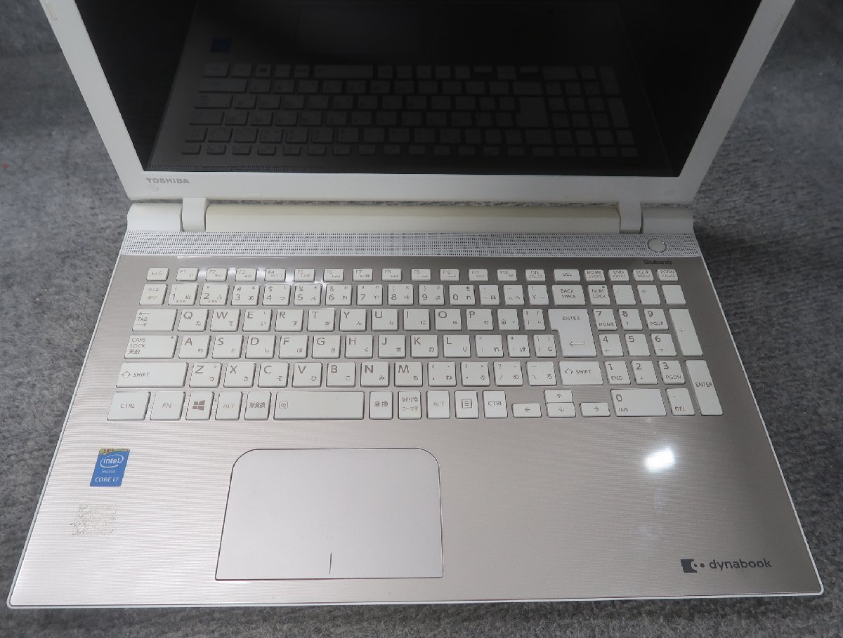 東芝 dynabook T75/TG Core i7-5500U 2.4GHz 8GB ブルーレイ ノート ジャンク N79036_画像3