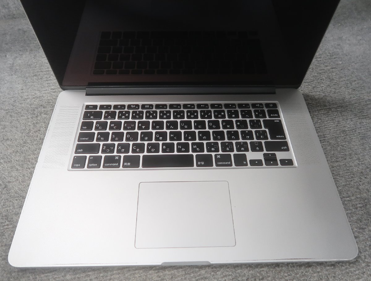 Apple MacBook Pro A1398 CPU不明 ノート ジャンク N79151の画像3