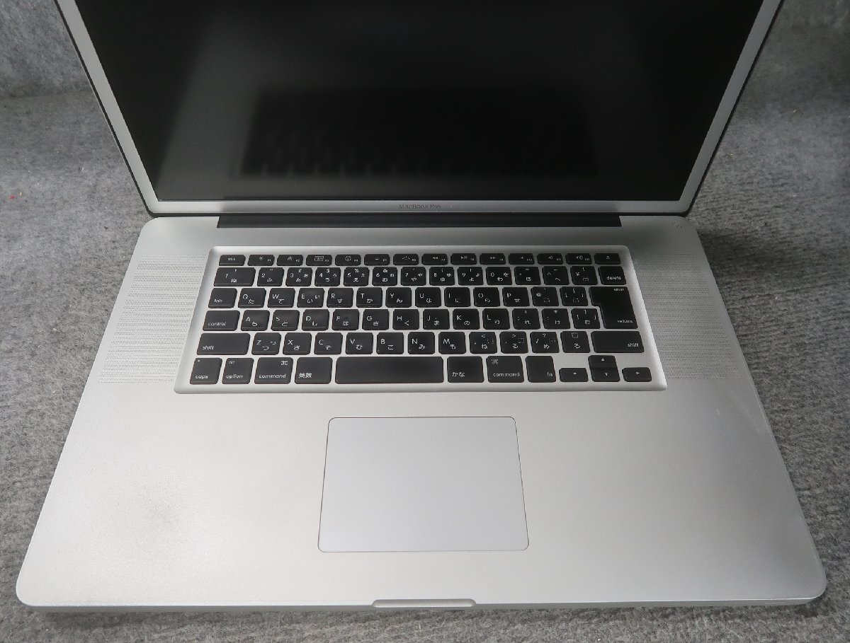 Apple MacBook Pro (17-inch Early 2011) Core i7-2820QM 2.3GHz 8GB ノート ジャンク N79201の画像3