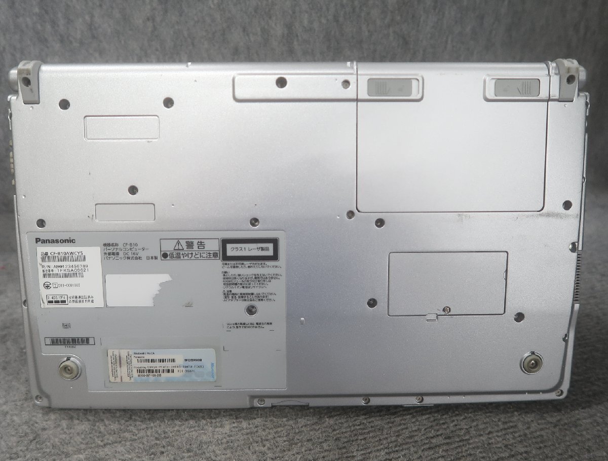 Panasonic CF-B10AWCYS Core i5-2520M 2.5GHz 4GB DVDスーパーマルチ ノート ジャンク N79165の画像5