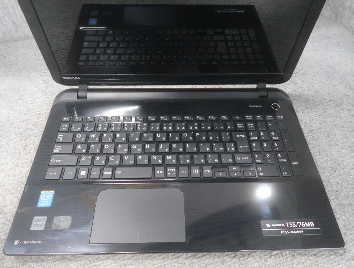 東芝 dynabook T55/76MB Core i7-4510U 2GHz ブルーレイ ノート ジャンク N78465の画像3