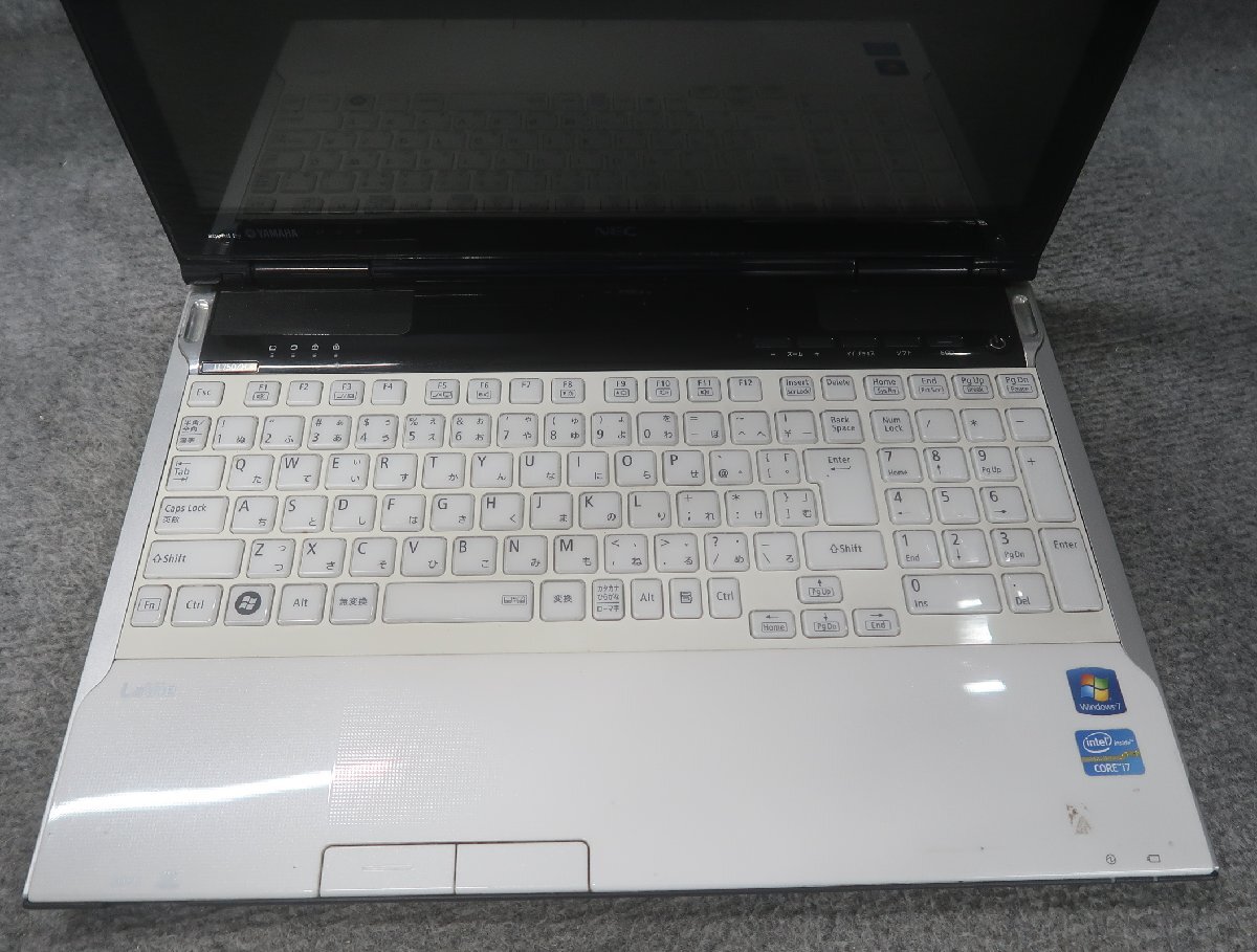 NEC LaVie LL750/H Core i7-3610QM 2.3GHz 8GB ブルーレイ ノート ジャンク N79351_画像3