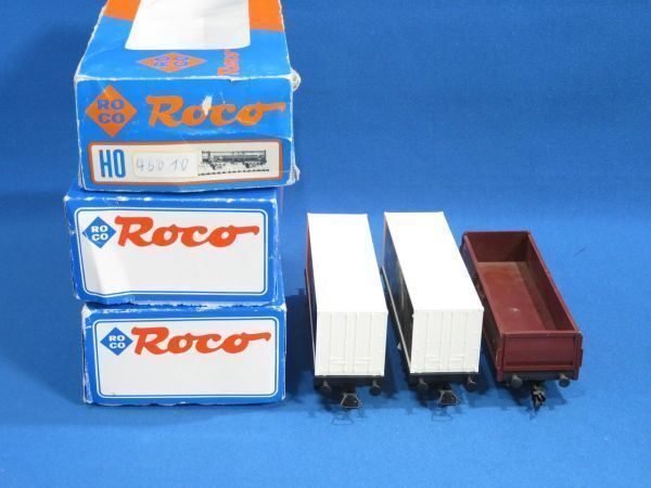 ●ROCO ロコ コンテナ貨車 無蓋貨車 セット HOゲージ 貨物列車 鉄道模型 ジオラマ 海外 外国 9_画像4