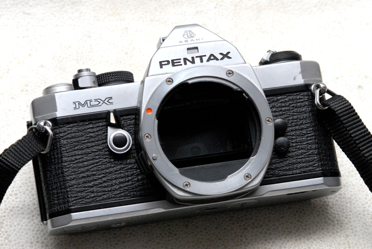 PENTAX ペンタックス 人気の高級一眼レフカメラ MX ボディ 希少な作動品 （腐食無し）の画像2