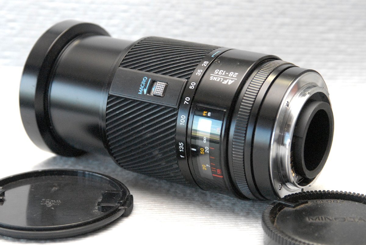 MINOLTA Minolta α original 28-135mm auto focus high class zoom lens rare operation goods 