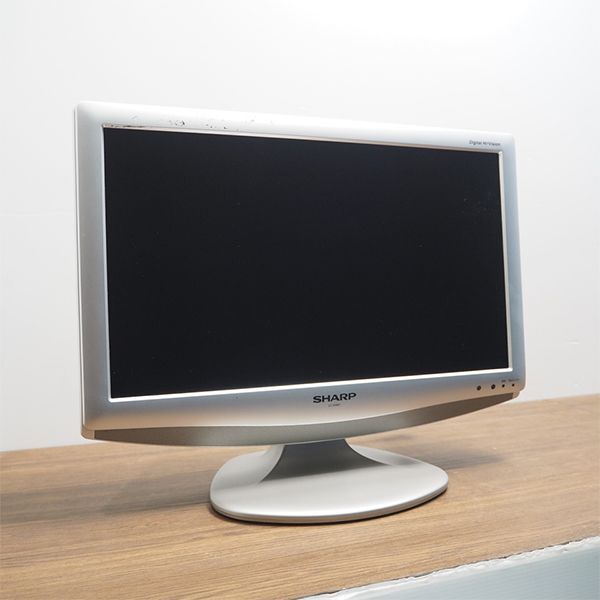 【中古】TB05-003/液晶テレビ/19V/SHARP/シャープ/LC-H1851/地上デジタル/シンプルデザイン/モニターに/純正リモコン付属/訳あり特価品_画像3