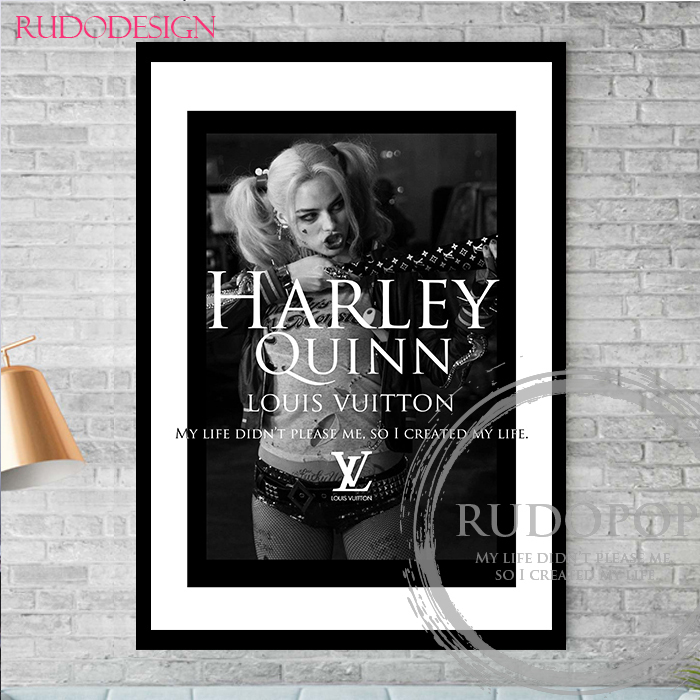 A3 size frame ending [ Harley i*k in / Hsu side *skwado brand oma-ju art poster Louis * Vuitton ]