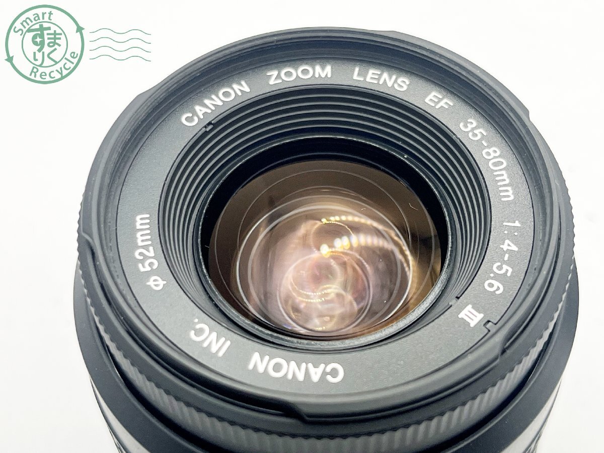 2405601319　■ Canon キヤノン 一眼レフカメラ用レンズ CANON ZOOM LENS EF 35-80㎜ 1:4-5.6 キャップ付き カメラ_画像2