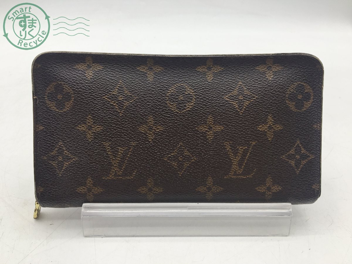 2405601743　＊ LOUIS VUITTON ルイ ヴィトン 財布 M61727 ポルトモネジップ モノグラム レザー 長財布 ウォレット 札入れ 中古 ジャンク_画像2