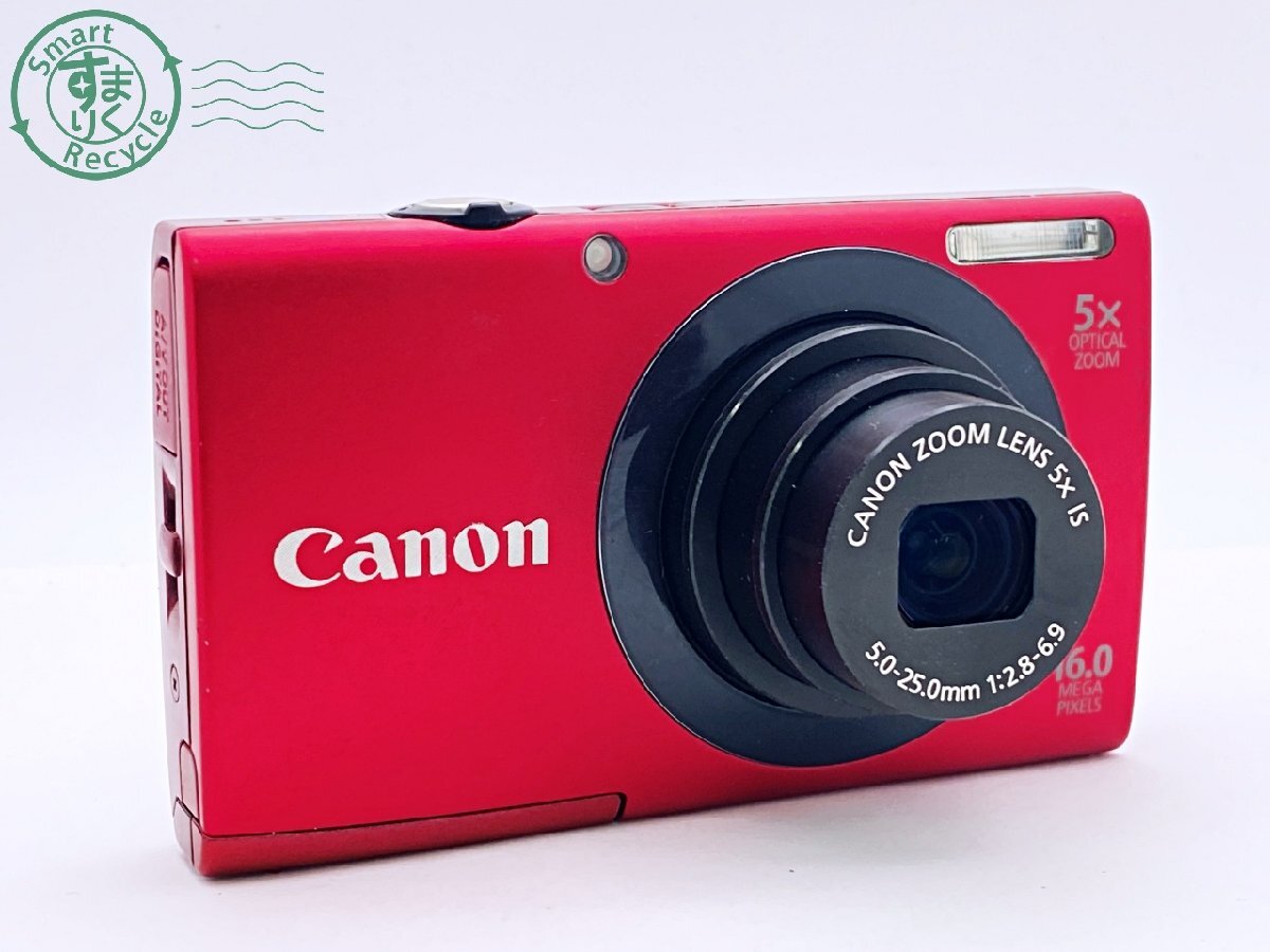 2405601928　●Canon PowerShot A3400 IS キヤノン パワーショット デジタルカメラ デジカメ ジャンク 中古_画像1