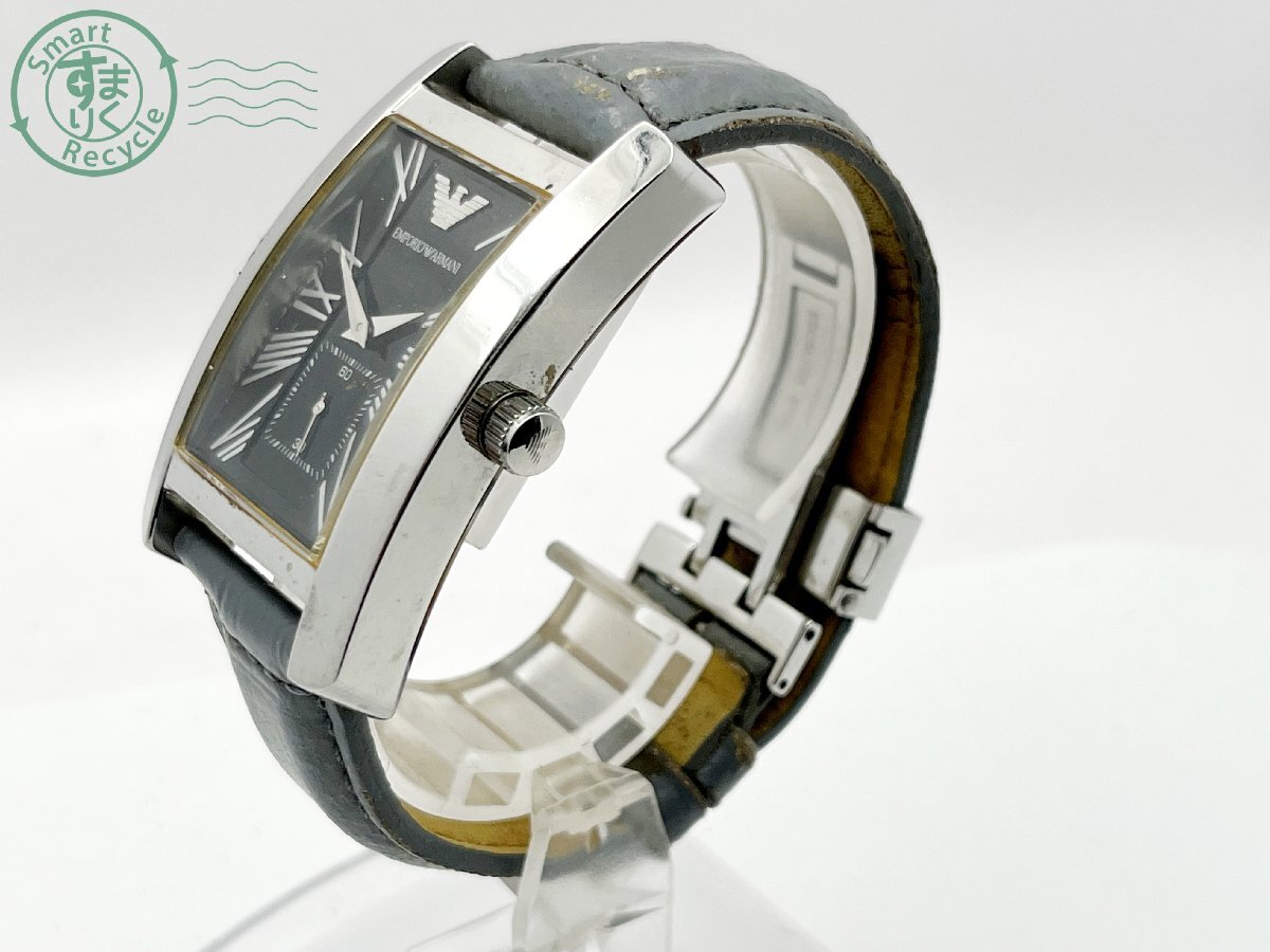 2405601647 # EMPORIO ARMANI Emporio Armani AR-0156 кварц наручные часы черный циферблат квадратное мужской часы 