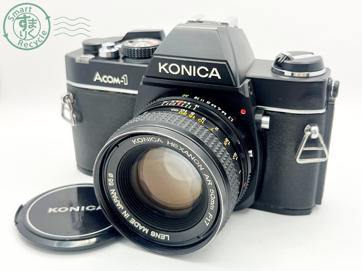 2405601778　■ KONICA コニカ ACOM-1 一眼レフフィルムカメラ KONICA HEXANON AR 50㎜ F1.7 空シャッターOK カメラ_画像1