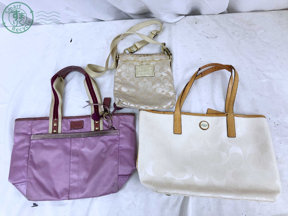 2405601765　★ 1円～★ ブランドバッグ 20点 まとめ コーチ イヴサンローラン トリーバーチ COACH YSL TORY BURCH 他 中古_画像10