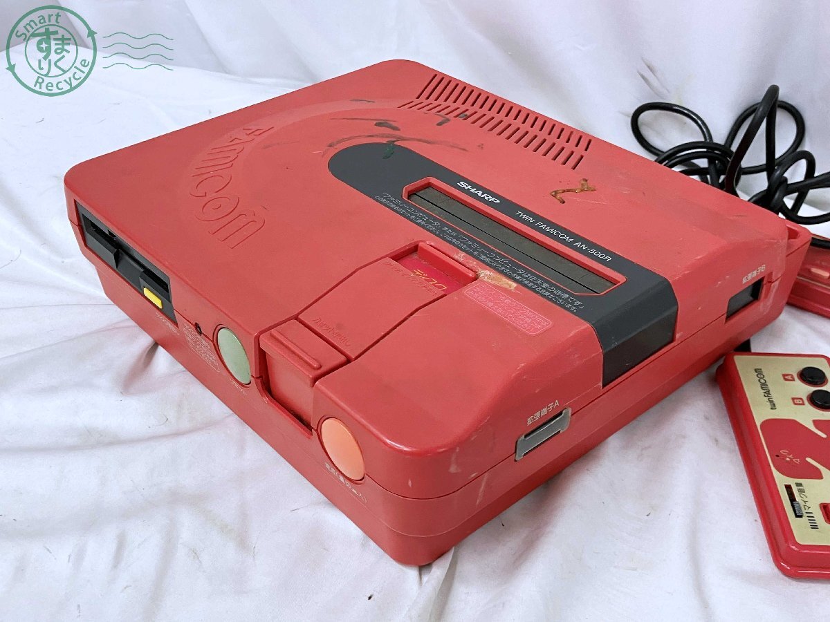 2405602492 * SHARP TWIN FAMICOM AN-500R sharp twin Famicom красный красный Junk retro игра 