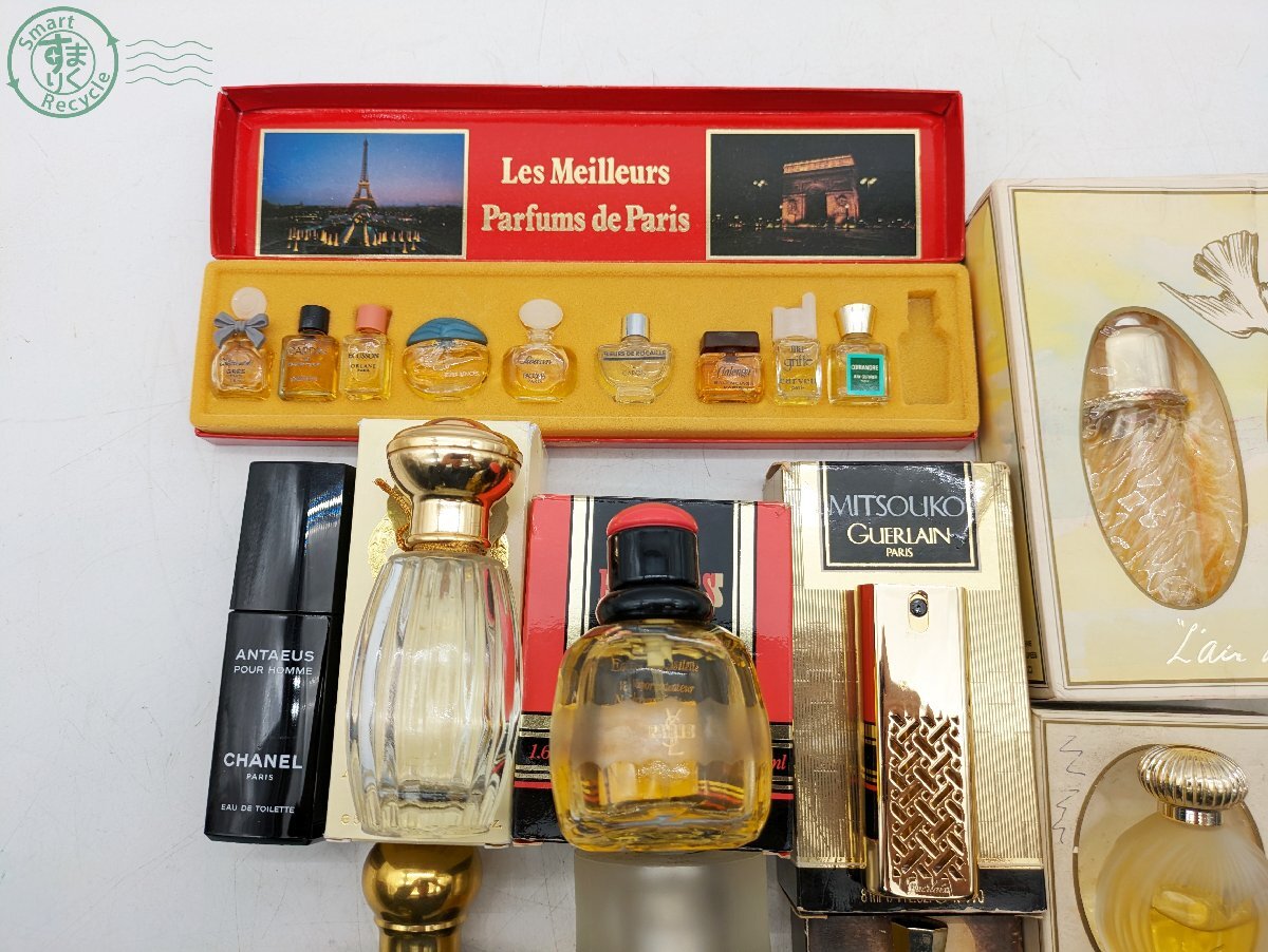 2405602247 * perfume set sale 28 point Chanel Guerlain mitsuko Yves Saint-Laurent Nina Ricci other fragrance brand puff .-m used 