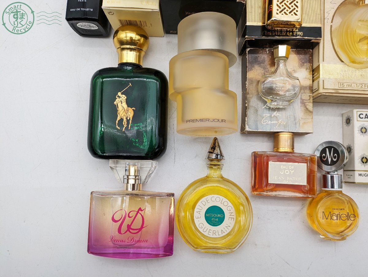2405602247 * perfume set sale 28 point Chanel Guerlain mitsuko Yves Saint-Laurent Nina Ricci other fragrance brand puff .-m used 