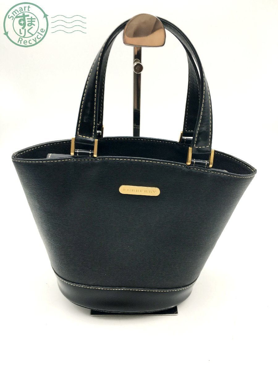 2405601612 * BURBERRY Burberry ручная сумочка ручная сумка сумка кожа черный noba проверка женский бренд б/у 
