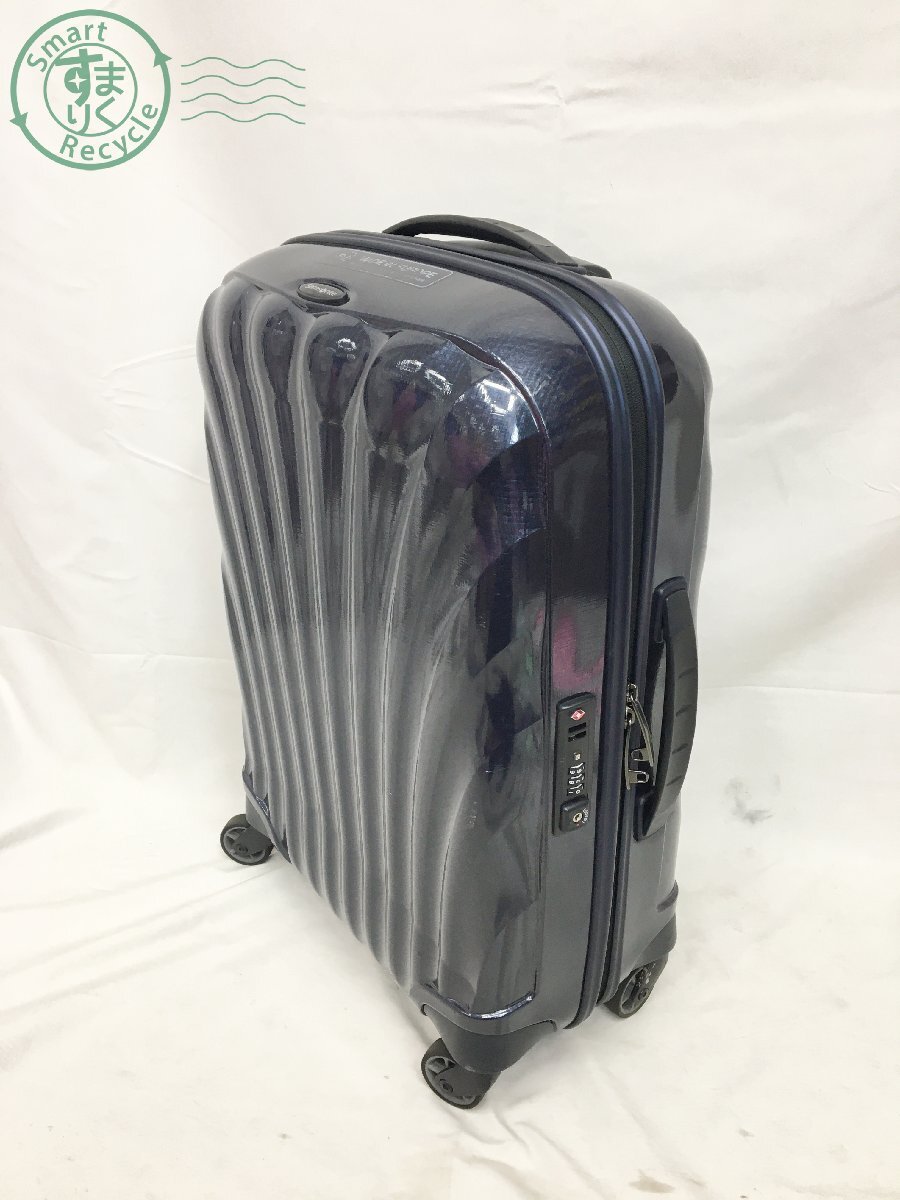 2405601458 * Samsonite Samsonite suitcase Carry case trunk navy TSA lock small size travel travel business used 