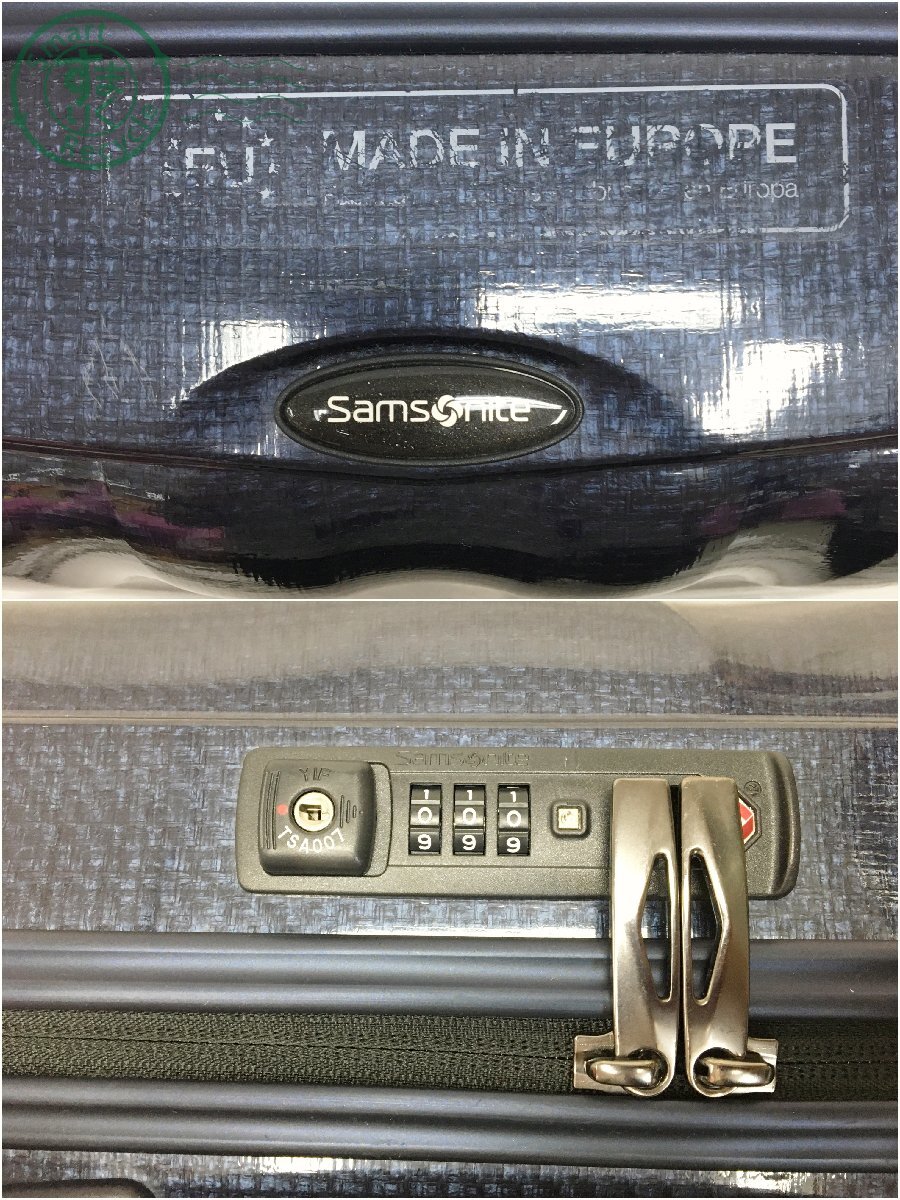 2405601458 * Samsonite Samsonite suitcase Carry case trunk navy TSA lock small size travel travel business used 